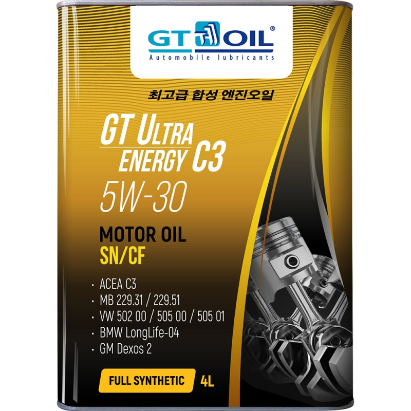 GT OIL Ultra Energy C3 5W30 4л