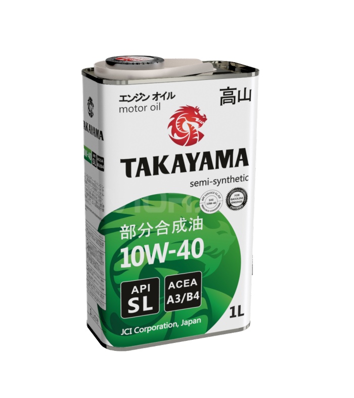 TAKAYAMA Safetec 10W40  API SL, ACEA  A3/B4  1л