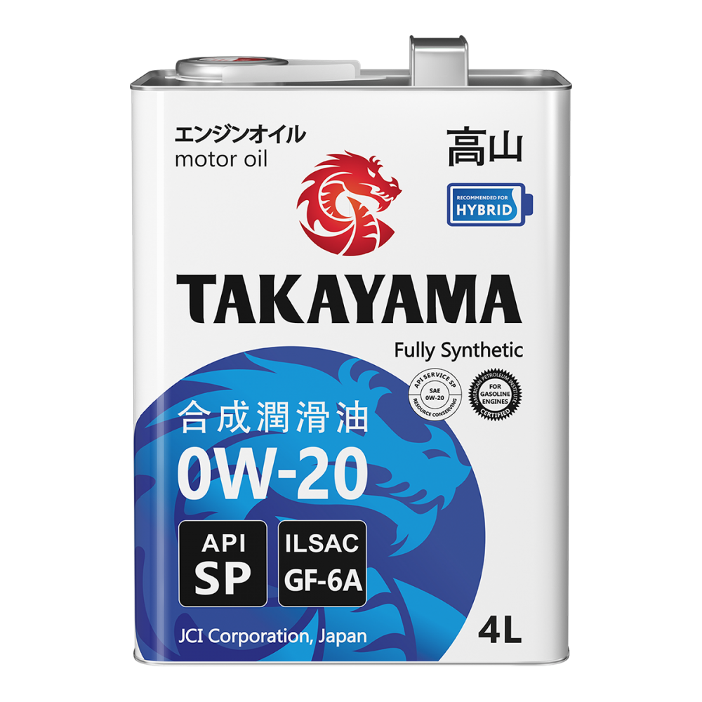 TAKAYAMA 0W20 ILSAC GF-6A   API SP 4л (синт)